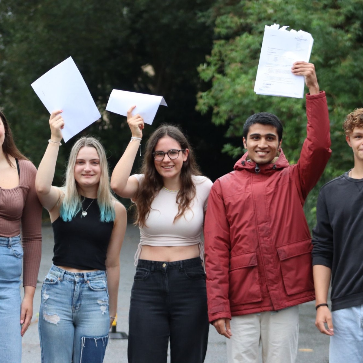 Peterborough School Sixth Formers celebrate excellent A Level Results